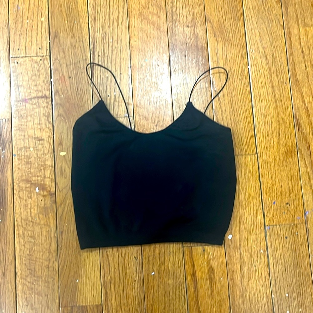 Black halter top
